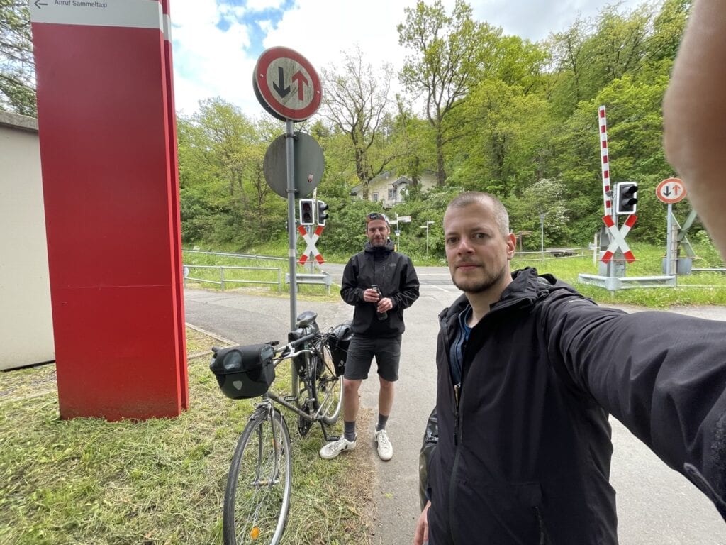 Selfie mit Fahrrad