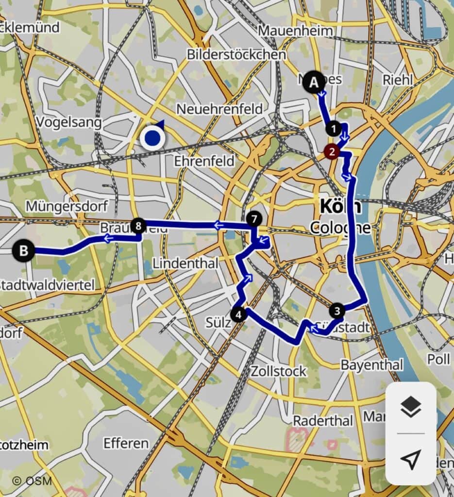 Unsere Fahrradtour durch Köln